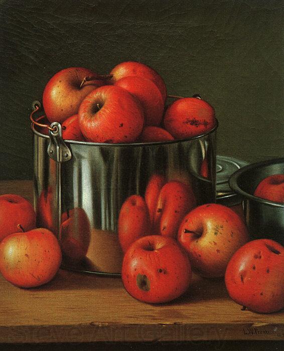Levi Wells Prentice Apples in a Tin Pail France oil painting art